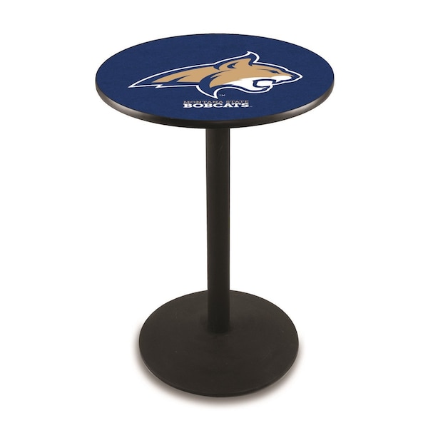 42" Blk Wrinkle Montana State Pub Table